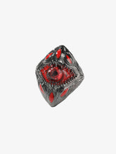 Dark Style Red Eye Copper Ring