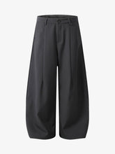 Retro Drape Barrel Suit Pants