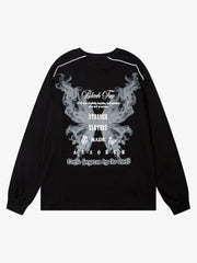 Star Chain Butterfly Long Sleeve T-shirt