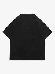 Abstract Portrait Print T-shirt