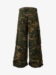 Street Camouflage Multi Pocket Cargo Pants