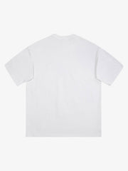 Hand-painted Skull Print T-shirt