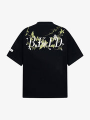 Floral Embroidered Oversized Short Sleeve T-Shirt