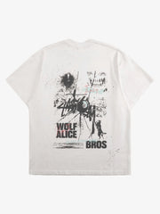 Retro Washed Printed T-shirt