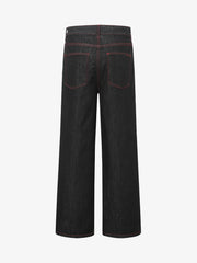 Retro Patchwork Baggy Jeans