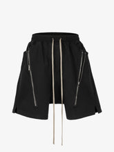 Retro Functional Zipper Slit Jort