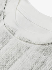 Hand Painted Graffiti Jersey Long Sleeve T-shirt
