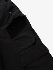 Woven Multi-Pocket Baggy Flared Pants