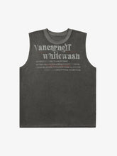 Heavy Worker Washed And Broken Retro Font VEST