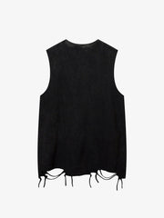 Vintage Necklace Star Print Hip-Hop Tank Top