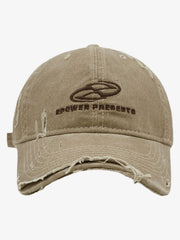 Ripped Denim Baseball Cap
