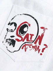 Graffiti Art Denim Shorts