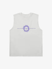 Thorn Ring Retro Font Street Rap Sleeveless Vest