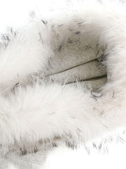 Fur Collar Stitching Cardigan Hoodie