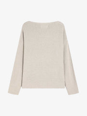 Star Cutout Boatneck Sweater