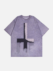 Inverted Cross Print Tee