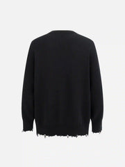 Jacquard Thorns Tassel Sweater