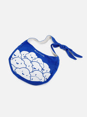 Klein Blue Cartoon Pattern Canvas Bag