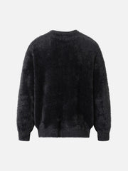 Lazy Style Plus Velvet Print Sweater