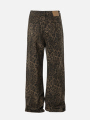 Leopard Print Jeans