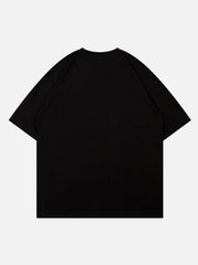 Monster Embroidery Print Tee