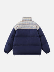 Nordic Patterned Winter Coat