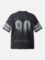 Number "90" Sports Jersey Print T-Shirt