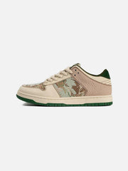 Oil Painting Forest Print Skate Shoes