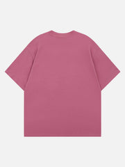 Oversized Letter Graphic T-Shirt