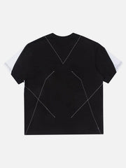 Patchwork Color Blocking Tee