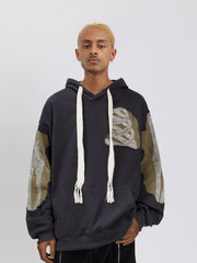 Patchwork Skeleton Hoodie