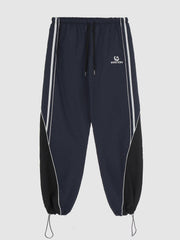 Patchwork Tapered Leg Sweatpants