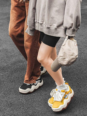 Patchwork Thick Sole Dissolving Shoes