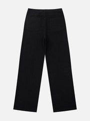 Patchwork Washed Design Jeans