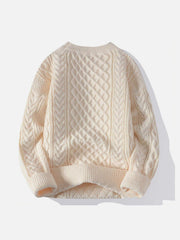 Personality Twist Knit Sweater