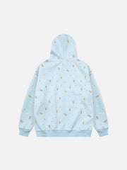 Print Adorable Little Bear Hoodie