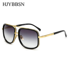 Square Pilot Mirrored Sunglasses