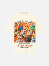 Protrait Graffiti Crew Neck T-Shirt