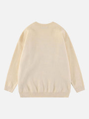Retro Gradient Crewneck Sweater