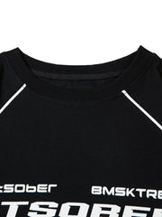 Retro Hip-Hop Line Basketball T-Shirt