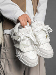 Retro Thick-Soled Board Shoes