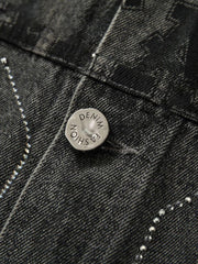 Retro Wasteland Rivet Denim Vest
