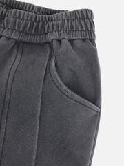Segmentation Patchwork Washed Sweatpants