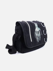 Skull Print Crossbody Bag