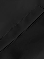 Solid Essential Faux Leather Jacket