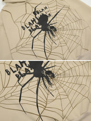 Spider Shadow Print Hoodie
