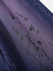 Splash Ink Washed Loose Jeans