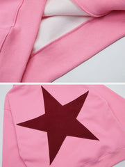 Star Print Hoodie "KENVIBE"