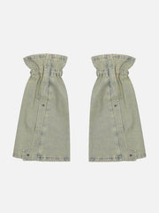 Star Rivet Leg Sleeves Jorts