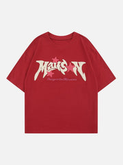 Stars Flocked Graphic Tee